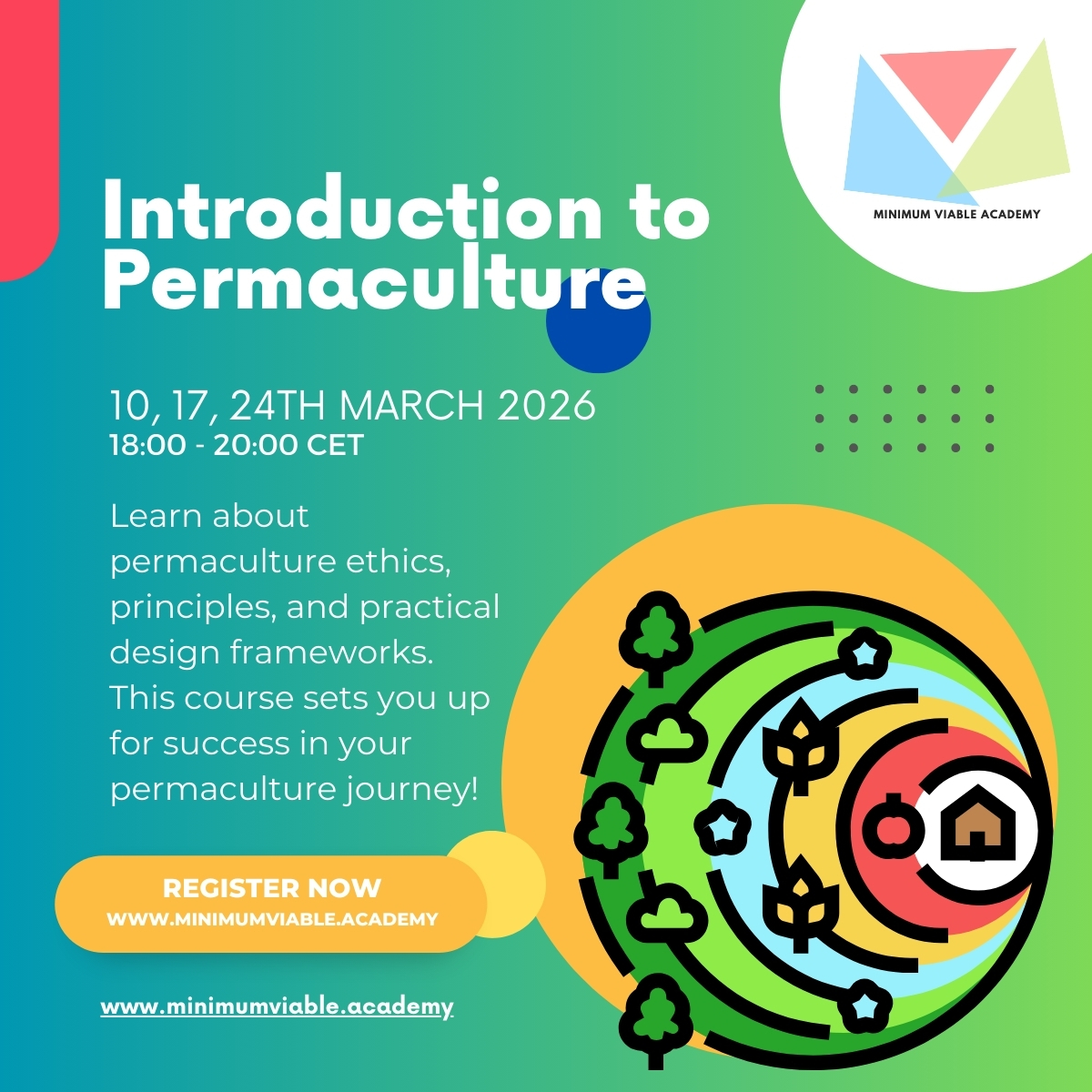 Introduction to Permaculture - 10 hour course