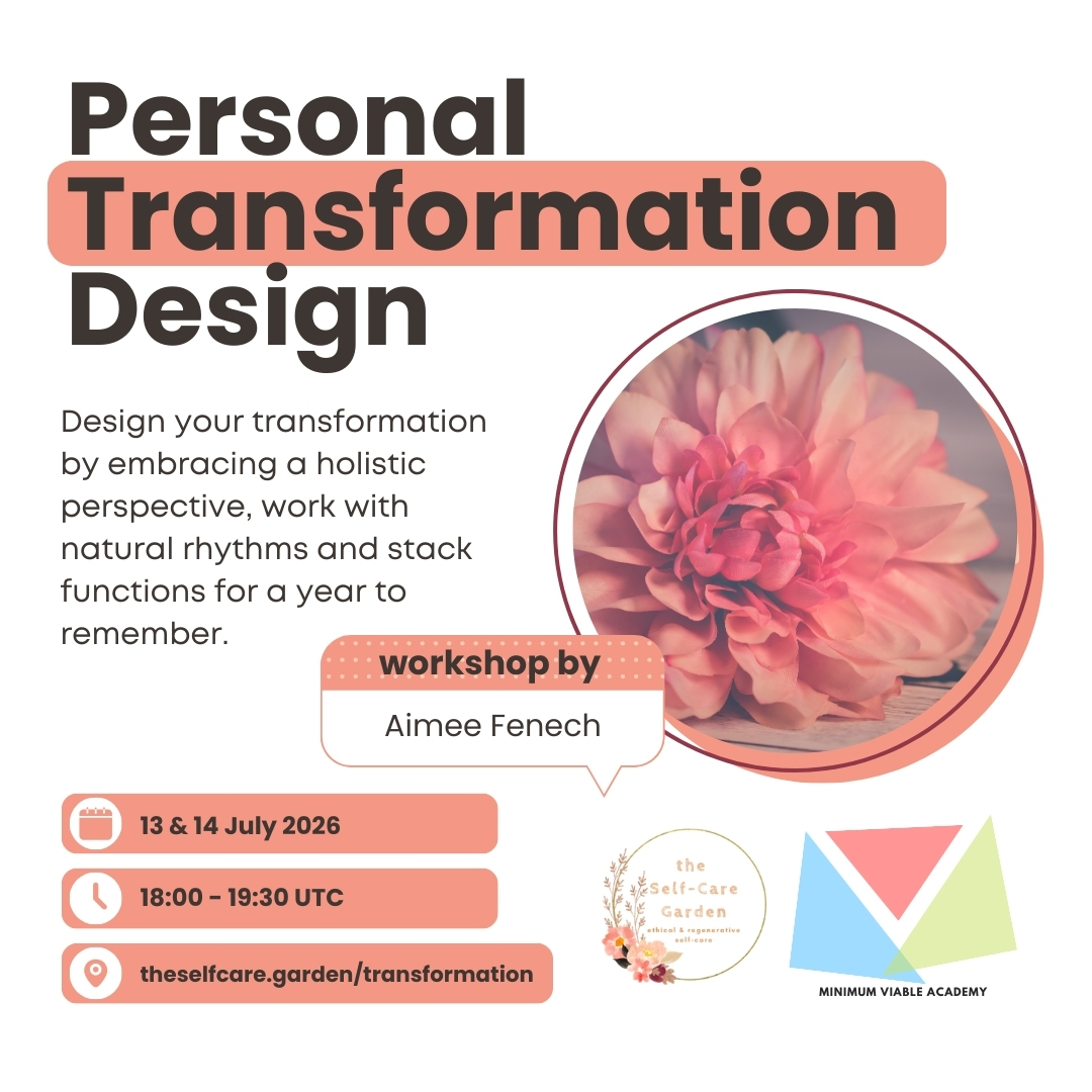 Diseño de transformación personal para 2026-julio de 2026-1